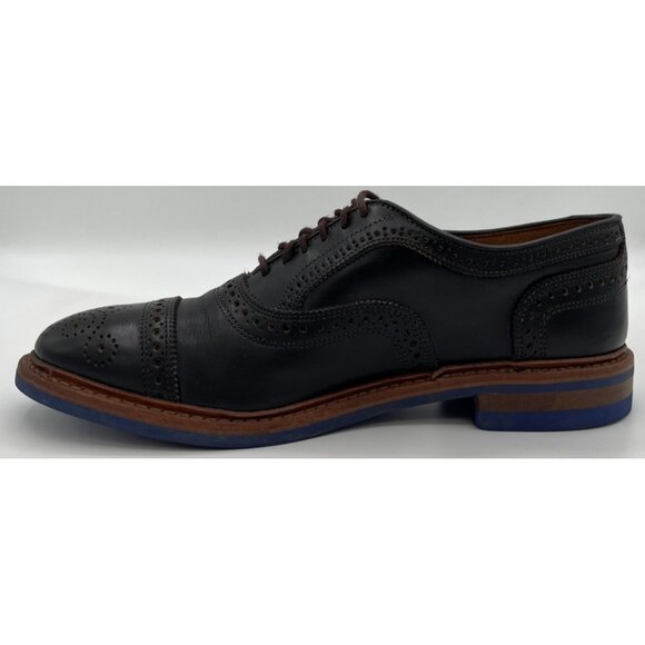 Allen Edmonds Strandmok Oxfords Dress Shoes Mens Size 9D Black Leather Cap-Toe - Picture 7 of 12